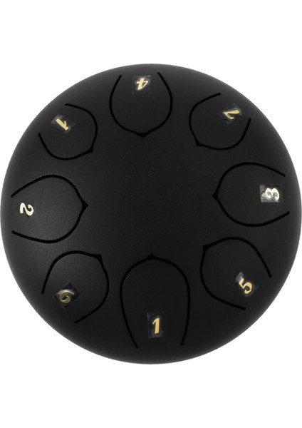 JTN-68 6 Inç 8 Ses Ton Çelik Handpan Tongue Drum Davulu - Siyah fiyatları