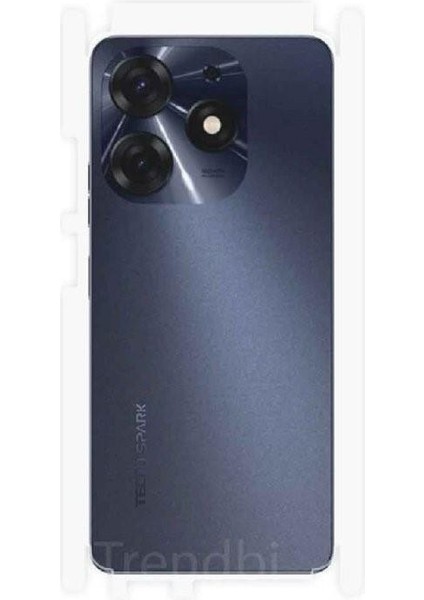 Tecno Spark 10 Pro İle Uyumlu Mat Arka Kaplama
