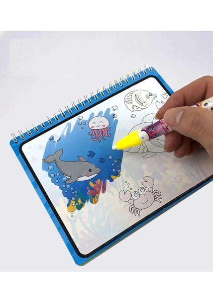Water Painting - Orman Diyarı Sihirli Özel Kalem ile Boyama Kitabı Çocuk Gelişim Aktivite Kitapları fiyatları