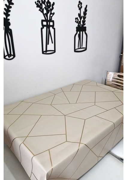 Altı Astarlı Muşamba Masa Örtüsü -Kare Yuvarlak Dikdörtgen