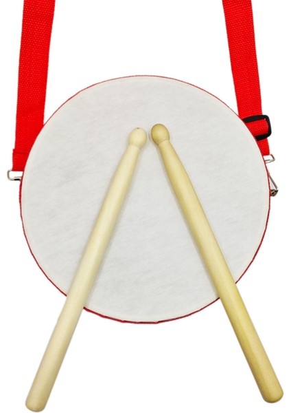 JDT-2003 Ahşap Askılıklı Davul - 20 cm Orff - Ritim Aleti