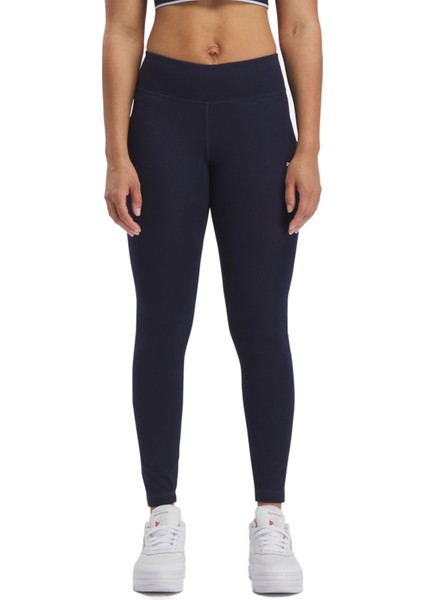 Id Cotton Leggıng Lacivert Kadın Tayt