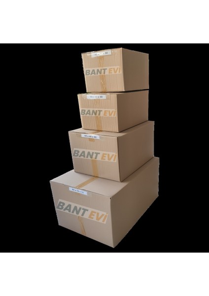 Boş Koli 10 Adet 50X30X30 Çift Oluklu Eşya Taşıma ve Saklama Boş Karton Koli