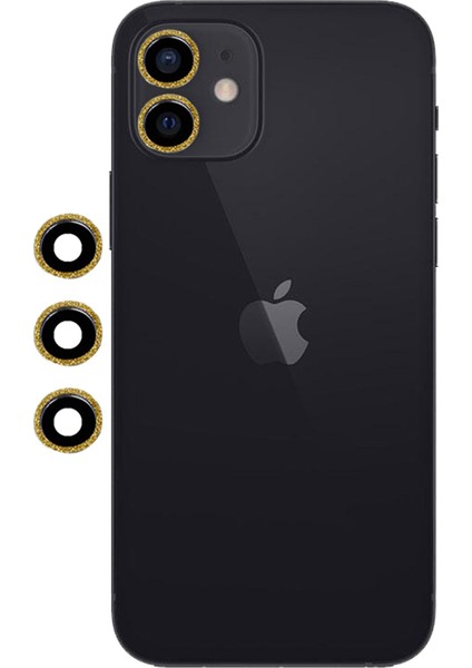 Apple iPhone 12 Shine Kamera Lens - Gold