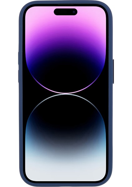 iPhone15 Pro Max Telefon Kılıfı Pc+Tpu Metal Lens Çerçeve-Karanlık Mavi ile Şok Geçirmez Koruyucu Kapak (Yurt Dışından) fırsatları