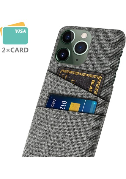 iPhone15 Pro Hard Pc+Bez Koruyucu Telefon Kılıfı Ikili Kart Tutucu Grey (Yurt Dışından) fiyatları
