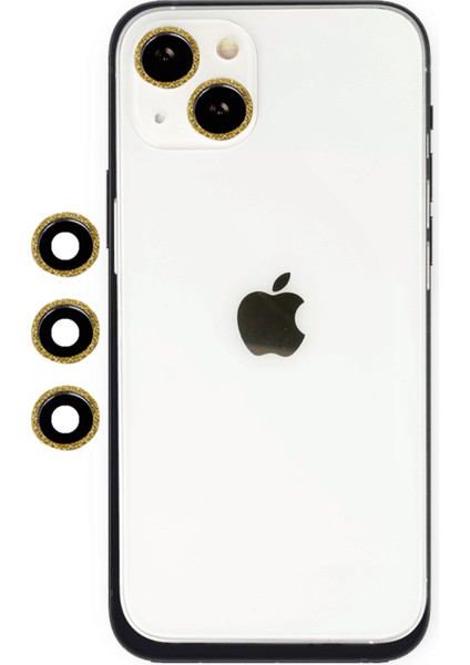 Apple iPhone 13 Shine Kamera Lens - Gold