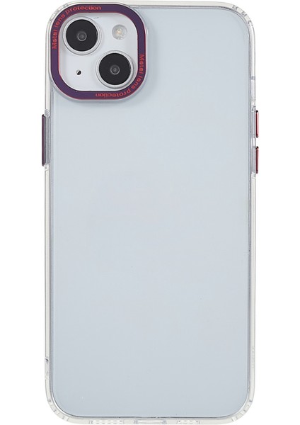 iPhone15 Koruyucu Tpu+Akrilik Kristal Berraklığında Telefon Kabuğu-Karanlık Mor Için (Yurt Dışından) modelleri