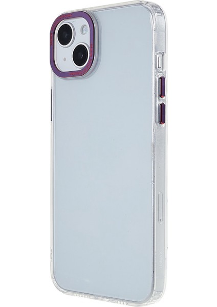iPhone15 Koruyucu Tpu+Akrilik Kristal Berraklığında Telefon Kabuğu-Karanlık Mor Için (Yurt Dışından) fırsatları