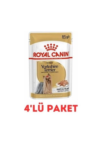 Yorkshire Köpek Konservesi 85 gr 4'lü Paket