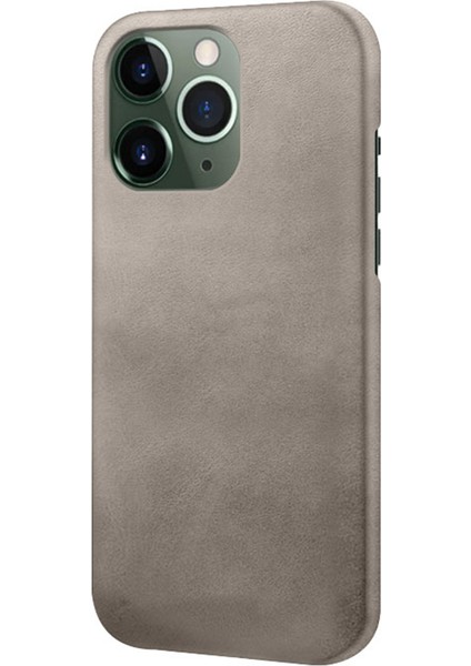 iPhone15 Pro Pu Deri+Pc Telefon Kılıfı Buzağı Dokusu Şok Geçirmez Kapak Grey (Yurt Dışından) fiyatları
