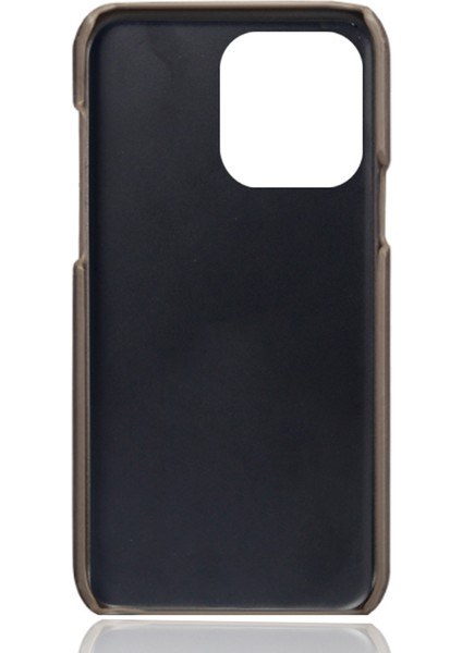 iPhone15 Pro Pu Deri+Pc Telefon Kılıfı Buzağı Dokusu Şok Geçirmez Kapak Grey (Yurt Dışından) fırsatları