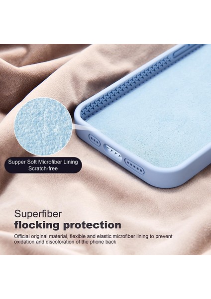 iPhone14 Plus Içinsıvı Silikon Kasa Artı Manyetik Halka Telefon Kabuğu Gizli Kickstand Cover-Mavi (Yurt Dışından) indirimleri