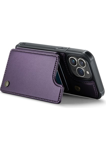 iPhone15 Pro Kickstand Case Card Tutucu Parlak Telefon Kapak-Morası Için (Yurt Dışından) fırsatları