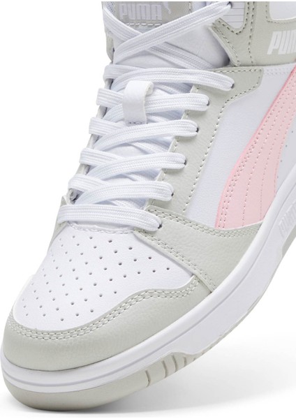 Rebound V6 Mid Jr Beyaz Unisex Sneaker