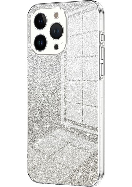 Apple iPhone13 Pro Cep Telefonu Kılıfı Hassas Kesim Elektraplama Gradyan Glitter Tpu Kapak Terazik (Yurt Dışından)