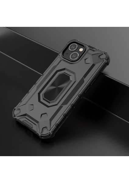 Apple iPhone13 6.1 Inç Kasa Ince Çizilmeye Dayanıklı Pc+Tpu Telefon Geri Kapak Black (Yurt Dışından) indirimleri