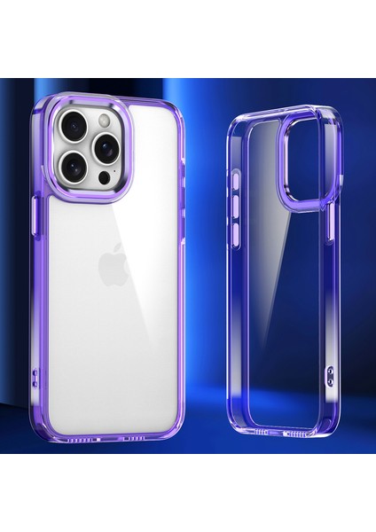 Apple iPhone14 Pro Max Case Clear Tpu+Pc Cep Telefonu Geri Koruyucu Kapak Morası (Yurt Dışından)