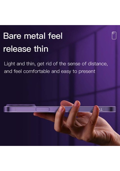 Apple iPhone14 Plus Artı Manyetik Kasa Için Magsafe Pc Telefon Vaka-Şeffaf (Yurt Dışından) modelleri
