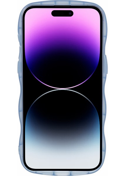 Apple iPhone14 Pro Case Epoxy Star Sequins Için Jtw Serisi Telefon Tpu Cover-Blue (Yurt Dışından)