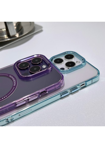 Tpu+Pc Cep Telefonu Apple iPhone13 Pro 6.1 Inç Için Magsafe-Tövbe ile Uyumlu Net Kılıf (Yurt Dışından)