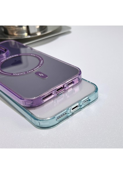 Tpu+Pc Cep Telefonu Apple iPhone13 Pro 6.1 Inç Için Magsafe-Tövbe ile Uyumlu Net Kılıf (Yurt Dışından)