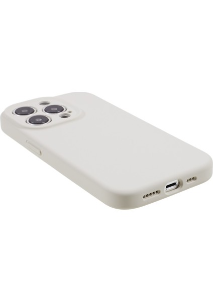 Apple iPhone15 Pro-Çizgi Anti Kesik Kesik Telefon Kapak-Beyaz Için Sıvı Silikon+Pc Telefon Kılıfı (Yurt Dışından) indirimleri