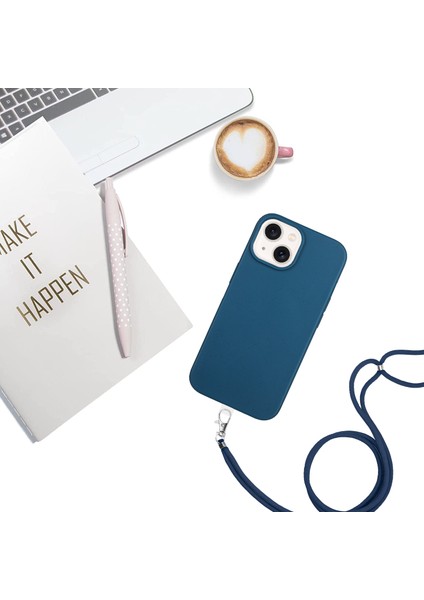 Apple iPhone14 Plus Case Için Çevre Dostu Biyobozunur Buğday Samanı+Tpu Telefon Koruyucu Kapak-Dark Mavi (Yurt Dışından) indirimleri