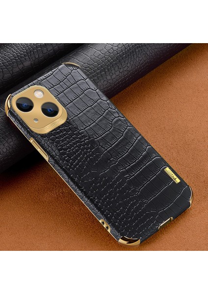 Apple iPhone14 Plus Içinderi+Tpu Anti-Drop Kapak Timsah Dokusu Elektrumanlı Telefon Kılıfı Black (Yurt Dışından) fiyatları