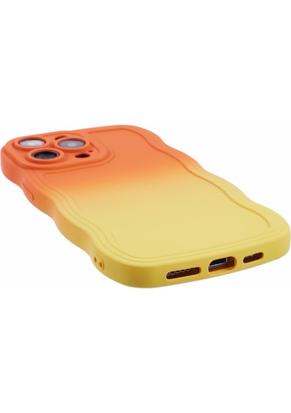 Apple iPhone12 Pro 6.1 Inç Kasa Yumuşak Tpu Wave Edge Akıllı Telefon Kapak-Yorum+Sarı Için Jtw Serisi (Yurt Dışından)