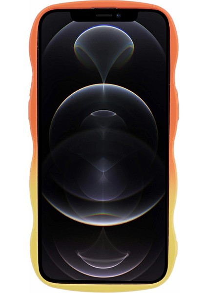 Apple iPhone12 Pro 6.1 Inç Kasa Yumuşak Tpu Wave Edge Akıllı Telefon Kapak-Yorum+Sarı Için Jtw Serisi (Yurt Dışından)