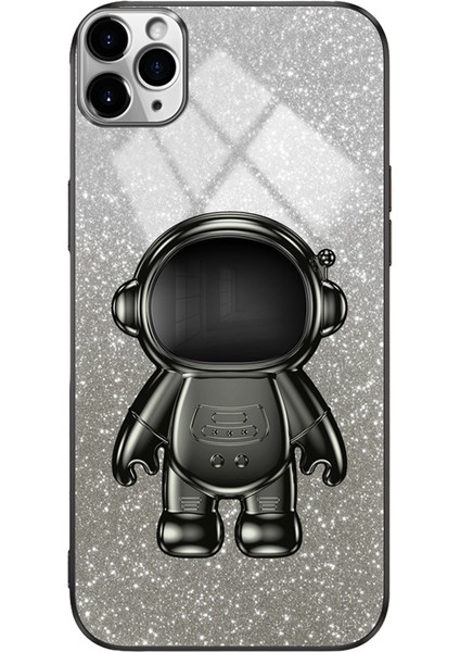 Apple iPhone11 Pro Case Anti-Cratch Kickstand Pc+Tpu Cep Telefonu Kapak Black (Yurt Dışından)