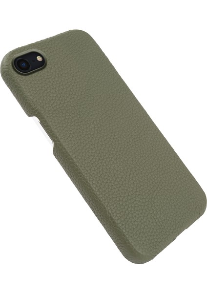 Apple iPhone7/8/se (2020)/SE (2022) Için Eksik Kapak Gerçek Inek Deri+Pc Kabuk Litchi Dokusu Manyetik Telefon Vaka-Yeşil (Yurt Dışından) fırsatları