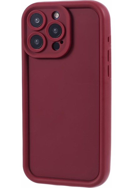 Apple iPhone14 Pro Max Case Için Yumuşak Tpu Hassas Kesik Koruyucu Telefon Kapak Kırmızısı (Yurt Dışından)