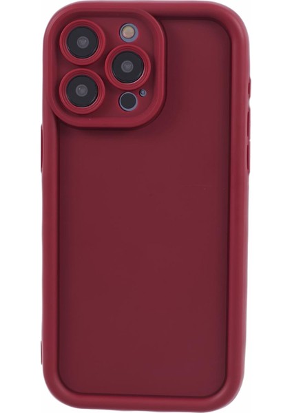 Apple iPhone14 Pro Max Case Için Yumuşak Tpu Hassas Kesik Koruyucu Telefon Kapak Kırmızısı (Yurt Dışından) modelleri