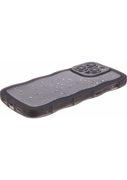 Apple iPhone13 Pro Case Glitter Stars Için Jtw Serisi Tpu Wavy Edge-Black ile Telefon Kapağı (Yurt Dışından) fırsatları