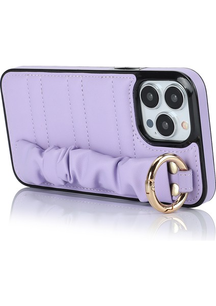 Apple iPhone14 Pro Plealed Wristband Pu Deri+Tpu Cep Telefonu Kılıfları-Doğum (Yurt Dışından) modelleri