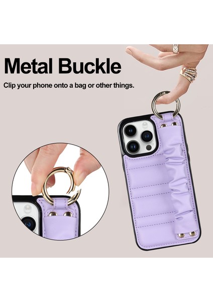 Apple iPhone14 Pro Plealed Wristband Pu Deri+Tpu Cep Telefonu Kılıfları-Doğum (Yurt Dışından) indirimleri