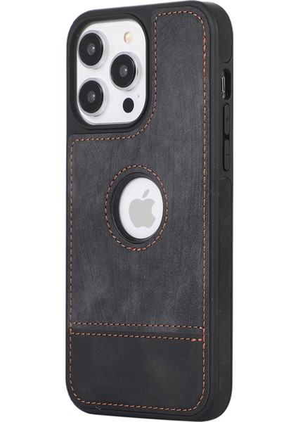 Apple iPhone13 Pro 6.1 Inç Cep Telefonu Kılıfı Ekleme Pu Deri+Tpu Şok Geçirmez Geri Kabuk Black (Yurt Dışından) fiyatları