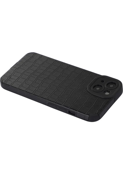 Apple iPhone13 Vaka Slim Fit Timsah Doku Pu Derisi+Tpu Telefon Kapak Black (Yurt Dışından) modelleri