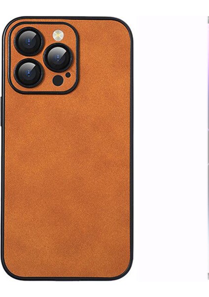 Apple iPhone14 Pro Kılıfları Için Kamera Koruma Pu Deri+Tpu Telefon Kapak Kılıfı (Yurt Dışından)