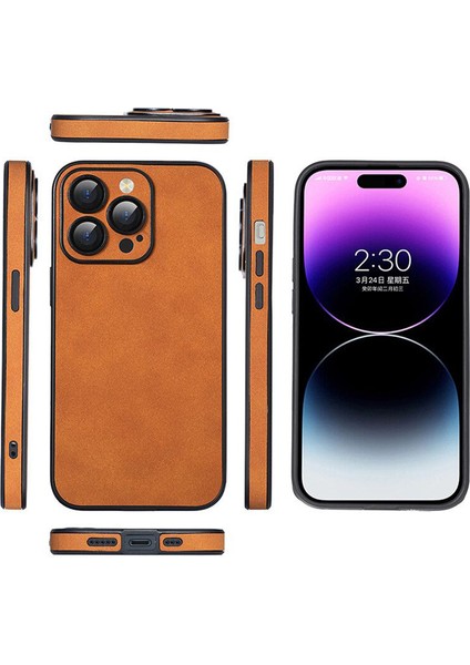Apple iPhone14 Pro Kılıfları Için Kamera Koruma Pu Deri+Tpu Telefon Kapak Kılıfı (Yurt Dışından) indirimleri