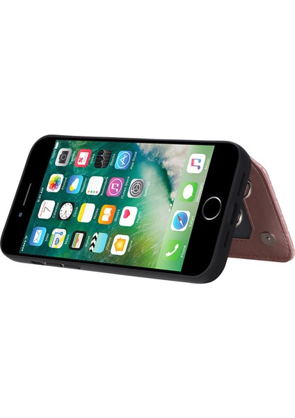 Apple iPhoneTelefon Örtüsü/se (2020)/SE (2022) Pu Deri+Tpu Rfıd Engelleme Güze Korumalı Kickstand Shell Bilek Kayış Rose Altın (Yurt Dışından) fırsatları