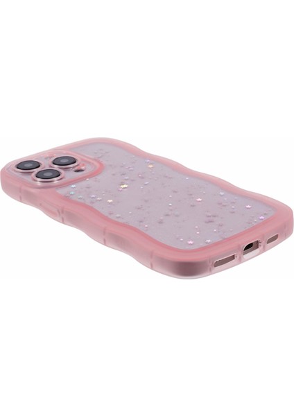Apple iPhone12 Pro Max Case Epoxy Glitter Stars Için Jtw Serisi Tpu Kapak Pembe (Yurt Dışından) fırsatları