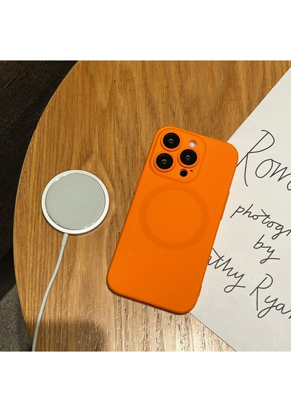 Apple iPhone12 Pro Max Magnetic Telefon Kılıfı Için Magsafe Sıvı Silikon ile Uyumlu Lens Film Baby Mavi ile Uyumlu (Yurt Dışından) indirimleri