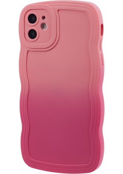 Apple iPhone11 Için Jtw Serisi Ka Tpu Gradyan Telefon Kapağı-Pembe+Gül (Yurt Dışından)