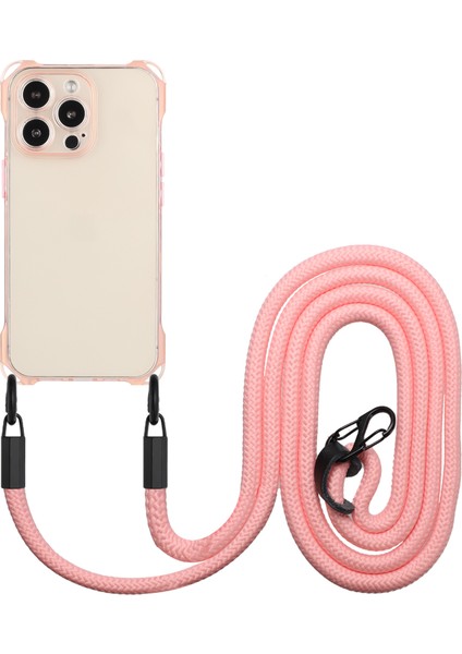 Apple iPhone14 Pro Max Case Için Esnek Tpu Cep Telefon Kapağı Asılı Ip-Pembe (Yurt Dışından)