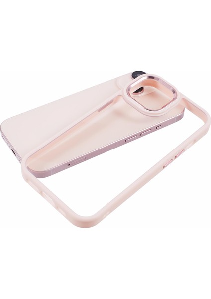Apple iPhone14 Case Tpu+Pc Kırpma Dayanıklı Akıllı Telefon Kapağı Metal Düğme Pembe (Yurt Dışından) fırsatları