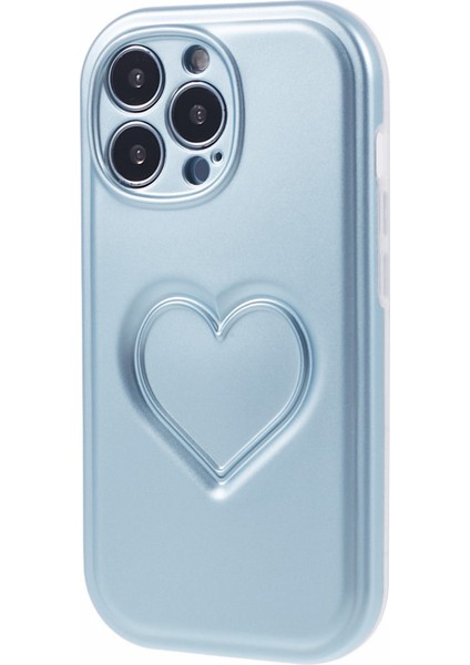 Apple iPhone14 Pro Tpu Kasası 3D Etkili Love Heart Imd Telefon Kapak Baby Blue (Yurt Dışından) modelleri