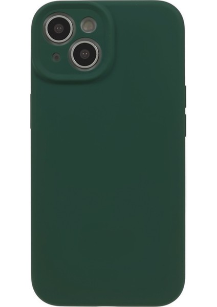 Apple iPhone14 Plus Içinsıvı Silikon+Pc Telefon Kılıfı Plus Çizgiye Karşı Çizgiye Karşı Kesik Kesme Telefon Kapak-Army Yeşil (Yurt Dışından)